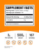 BulkSupplements.com L-Citrulline Powder - Citrulline Supplement, Citrulline Powder - L-Citrulline 3000mg, Unflavored & Gluten Free - 3g per Servings, 500g (1.1 lbs) (Pack of 1)