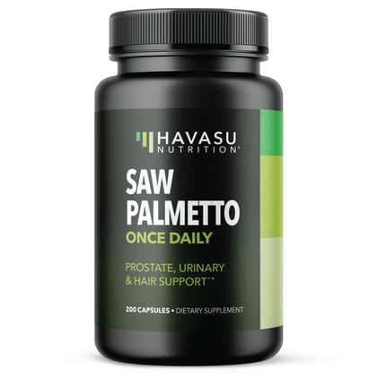 Saw Palmetto for Men Prostate Supplement | Prostate Support Supplement for Men's Health | Potent Saw Palmetto for DHT, Urinary and Prostate Health | Over 6 Month Supply Saw Palmetto Supplement