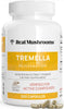 Real Mushrooms Tremella Mushroom Extract (300 ct) Mushroom Blend for Immune Support, Brain, and Skin - Vegan, Non-GMO, Organic Mushroom Supplements for Humans - Immune Support Supplement