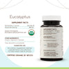 Eucalyptus USDA Organic 60 Capsules | Natural Herbal Supplement | Certified Organic Vegetarian Capsules and Organic Eucalyptus (Eucalyptus globulus) Dried Leaf (60 Capsules)