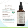 Eleuthero A120 USDA Organic Tincture | Alcohol Extract, High-Potency Herbal Drops | Certified Organic Eleuthero (Eleutherococcus Senticosus, Siberian Ginseng) Dried Root (4 oz)