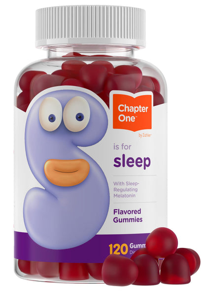 Zahler - Chapter One Sleep Melatonin Gummies for Kids & Adults (120 Flavored Gummies) - 2.5 mg Melatonin Gummy - Kids Melatonin Kosher Sleep Gummies - Natural Kids Melatonin Gummy for Sleeping