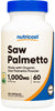 Nutricost Saw Palmetto 1000mg, 120 Capsules - CCOF Certified Made with Organic Saw Palmetto, Vegetarian Friendly, 60 Servings, 500mg Per Capsule, Gluten Free