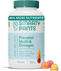 SmartyPants Prenatal Formula Daily Gummy Multivitamin: Vitamin C, D3, & Zinc for Immunity, Gluten Free, Methylfolate, Omega 3 Fish Oil (DHA/EPA), 120 Count (30 Day Supply)