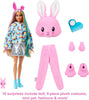 Barbie Cutie Reveal Doll, Bunny Plush Costume, 10 Surprises Including Mini Pet & Color Change