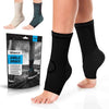 POWERLIX Ankle Orthopedic Brace Compression Support Sleeve (Pair) for Plantar Fasciitis, Swelling, Tendinitis, Arthritis, Sprain