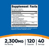 Nutricost Turmeric Curcumin with BioPerine and 95% Curcuminoids, 2300mg, 120 Capsules, Veggie Capsules, 767mg Per Cap, 40 Servings, Gluten Free, Non-GMO