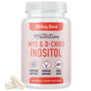 Myo-Inositol & D-Chiro Inositol for Hormone Balance for Women | Ideal 40:1 Ratio | Menstrual Cycle & Ovarian Health Support Supplement | Non-GMO 120ct