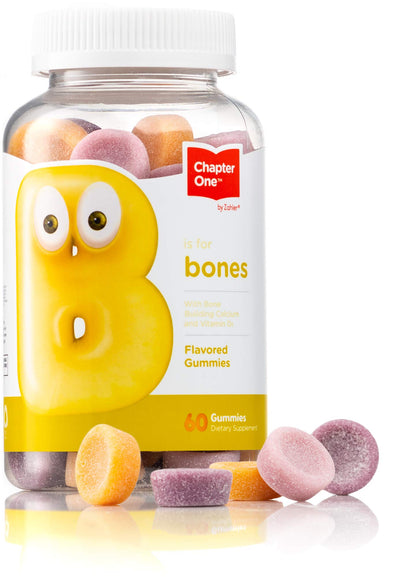 Chapter Calcium with Vitamin D3 Gummies, Bone Building Chewable Gummies, Kosher, 60 Gummies