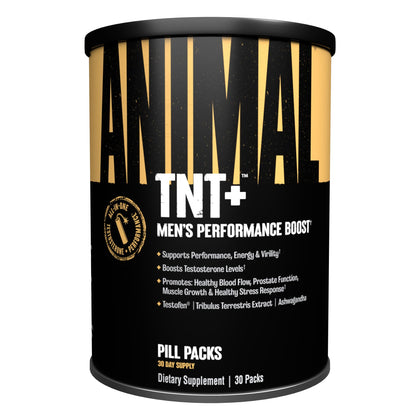 Animal TNT+ - Mens Support, Prostate Support, Adaptogen & Stress Support, Nitric Oxide