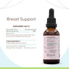 Breast Support A60 Alcohol Extract Tincture, Burdock Root, Chamomile Flower, Yarrow Leaf and Flower, Green Tea Leaf, Ginger Root. Breast Health 2 Fl Oz