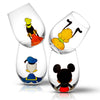 JoyJolt Disney Mickey Mouse Squad Collection Tumblers. 15oz Stemless Wine Glasses Set of 4 Stemless Drinking Glasses. Disney Gifts Stuff, Disney Wine Glass Mickey Mouse Cup Set