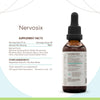 Nervosix B60 Alcohol-Free Extract Tincture, Liquid Drops: Passionflower Herb, Siberian Ginseng Root, Holy Basil Herb, Reishi Mushroom, Rhodiola Root, Schisandra Berry, Gotu Kola Herb. 2 Fl Oz