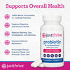 Just Thrive Probiotic & Antioxidant Supplement - 100% Spore-Based Digestive and Immune Support - Gluten Free, 30 Caps