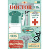 Karen Foster 11587 Design Acid and Lignin Free Scrapbooking Sticker Sheet, The Doctor is in