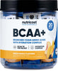 Nutricost BCAA+ Hydration Peach Mango Flavor (20 Stickpacks) - Branched Chain Amino Acids with Hydration Complex - Gluten-Free, Non-GMO