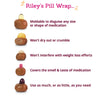 Riley's Pill Wrap for Dogs - Delicious Peanut Butter Flavored Pill Paste for Dogs - Wrap Pills, Capsules, Tablets in a Pocket or Pouch to Mask The Taste & Make Pill Time Fun - 4.2 oz