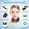 Neck Ice Pack Wrap,Cervical Ice Pack,Cold Compress Ice Packs for Neck Injuries Reusable Cold & Hot Therapy Adjustable Flexible Gel Migraine Ice Head Wrap for Neck Pressure,Surgery Pain Instant Relief