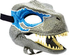 Mattel Jurassic World Dominion Velociraptor Blue Dinosaur Mask, Movie-inspired Role Play Toy with Opening Jaw, Realistic Design