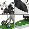 10L0L Golf Pen Holder with 3 Pieces Golf Club Pens Set Unique Golf Golf Desk Decor Gifts Souvenirs for Men - Black + White