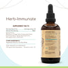 Herb-Immunate B120 Alcohol-Free Extract Tincture, Elderberry, Ginger Root, Horseradish, Goldenseal, Echinacea. Wildcrafted: Turkey Tail Mushroom, Astragalus, OSHA. Immune Boost Blend 4 Fl Oz