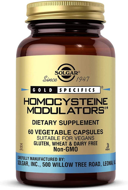 Solgar - Homocysteine Modulators, 120 Vegetable Capsules