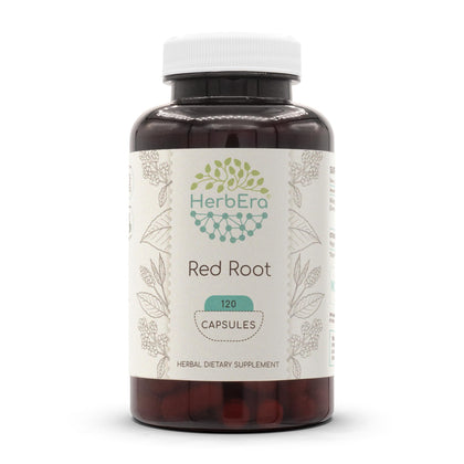 HerbEra Red Root 120 Capsules, 500 mg, Wildcrafted Red Root (Ceanothus Americanus) Dried Root (120 Capsules)