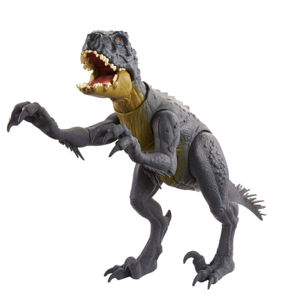 Mattel Jurassic World Toys Slash N Battle Scorpios Rex Action & Sound Dinosaur Figure Camp Cretaceous with Movable Joints, Slashing & Tail Whip Motions & Roar Sound, Kids Gift Ages 4 Years & Up