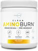 Type Zero AminoBurn - Natural Pre Workout + Vegan BCAA (Piña-Colada | 30serv) Sugar Free BCAAs Amino Acids Supplement, Energy, Recovery Drink