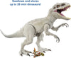 Mattel Jurassic World Camp Cretaceous Super Colossal Indominus Rex Dinosaur Toy, Action Figure at 3.5 Feet Long with Eating Feature, for Kids