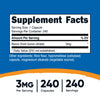 Nutricost Boron 3mg Supplement, 240 Vegetarian Capsules - Gluten Free and Non-GMO