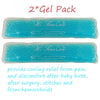 Perineal Cooling Pad, Postpartum Cold Packs Gel Bead Ice Pack Cold Therapy for Women After Pregnancy and Delivery, 2 Ice Pack and 3 Cover (Blue)