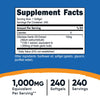 Nutricost Garlic 1000mg, 240 Softgels - Premium Gluten Free Garlic Supplement