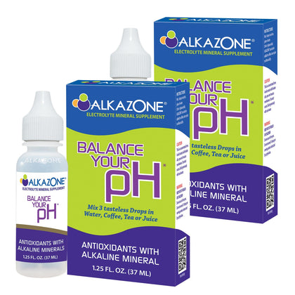 ALKAZONE Balance Your pH Antioxidants Alkaline Mineral Booster & Supplements (2 Packs)