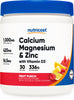 Nutricost Calcium Magnesium Zinc with Vitamin D3 Powder, 30 Servings (Fruit Punch) - Calcium (1000 MG) Magnesium (420 MG) Zinc (16.5 MG) Vitamin D3 (30 MCG) - Gluten Free, Non-GMO