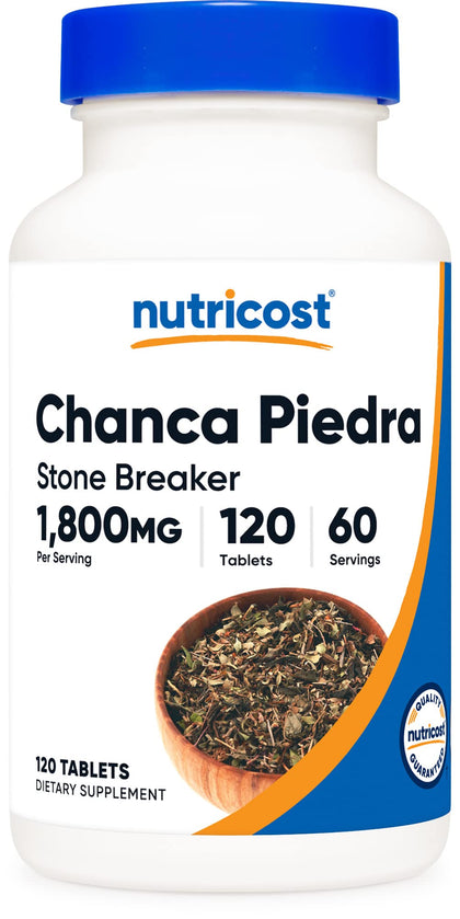 Nutricost Chanca Piedra Extract - Stone Breaker - 120 Tablets, 1800mg Per Serving, 60 Servings Per Bottle