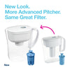 Brita Metro Water Filter Pitcher with SmartLight Filter Change Indicator, BPA-Free, Replaces 1,800 Plastic Water Bottles a Year, Lasts Six Months, Includes 1 Elite Filter, Small - 6-Cup Capacity