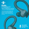 JLab Go Air Sport, Wireless Workout Earbuds, Teal, Featuring C3 Clear Calling, Secure Earhook Sport Design, 32+ Hour Bluetooth Playtime, and 3 EQ Sound Settings