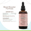 Blood Booster Formula B120 Alcohol-Free Extract Tincture: Stinging Nettle Leaf, Dandelion Leaf, Spinach Leaf, Spirulina, Alfalfa Leaf, Yellow Dock Root, Herbal Iron Blend 4 Fl Oz