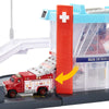 Matchbox Cars Playset, Action Drivers Helicopter Rescue with 1:64 Scale Toy Ambulance & Helicopter, Connects to Other Sets