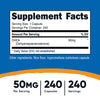 Nutricost DHEA 50mg, 240 Capsules - Gluten Free, Soy Free, Non-GMO, Supplement