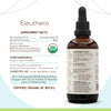 Eleuthero B120 USDA Organic Tincture | Alcohol-Free Extract, High-Potency Herbal Drops | Certified Organic Eleuthero (Eleutherococcus Senticosus, Siberian Ginseng) Dried Root (4 oz)