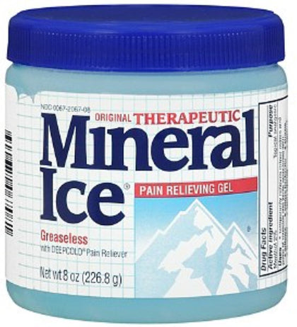 Mineral Ice Pain Relieving Gel 8 oz (Pack of 2)