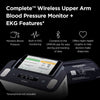 OMRON - Complete Wireless Upper Arm Blood Pressure Monitor + EKG - Built-in Bluetooth Technology