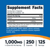 Nutricost L-Lysine 1000mg, 250 Capsules - 500mg Per Cap, Gluten Free, Non-GMO