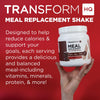 TransformHQ Meal Replacement Shake Powder 7 Servings (Chocolate) - Gluten Free, Non-GMO