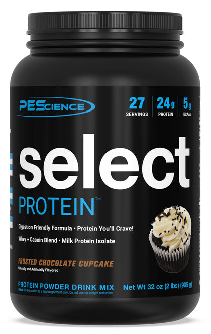 PEScience Select Low Carb Protein Powder, Chocolate Cupcake, 27 Serving, Keto Friendly and Gluten Free