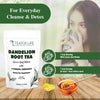 Dandelion Root Tea for Liver Cleanse (pack of 1 85g) with Milk Thistle, Burdock Root, Licorice Root, Ginger Root, Turmeric Root, and Liver Detox Support Tea Blend to Help Boost Immunity & Cleanse