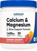 Nutricost Calcium Magnesium Powder (Raspberry Lemonade, 30 Servings) - Bone Support, Non-GMO, Gluten Free (from Calcium Citrate and Magnesium Citrate)