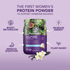 PlantFusion Inspire Plant Protein Powder for Women - Low Carb Protein Powder for Lean Muscle Support - Keto, Gluten Free, Soy Free, Non-Dairy, No Sugar, Non-GMO - Creamy Vanilla Bean 1 lb